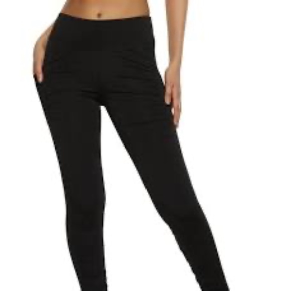 NEW Rocawear Stretch Ruched-Top Divine Spandex Leggings with stirrup Bottom sz L - Picture 4 of 17